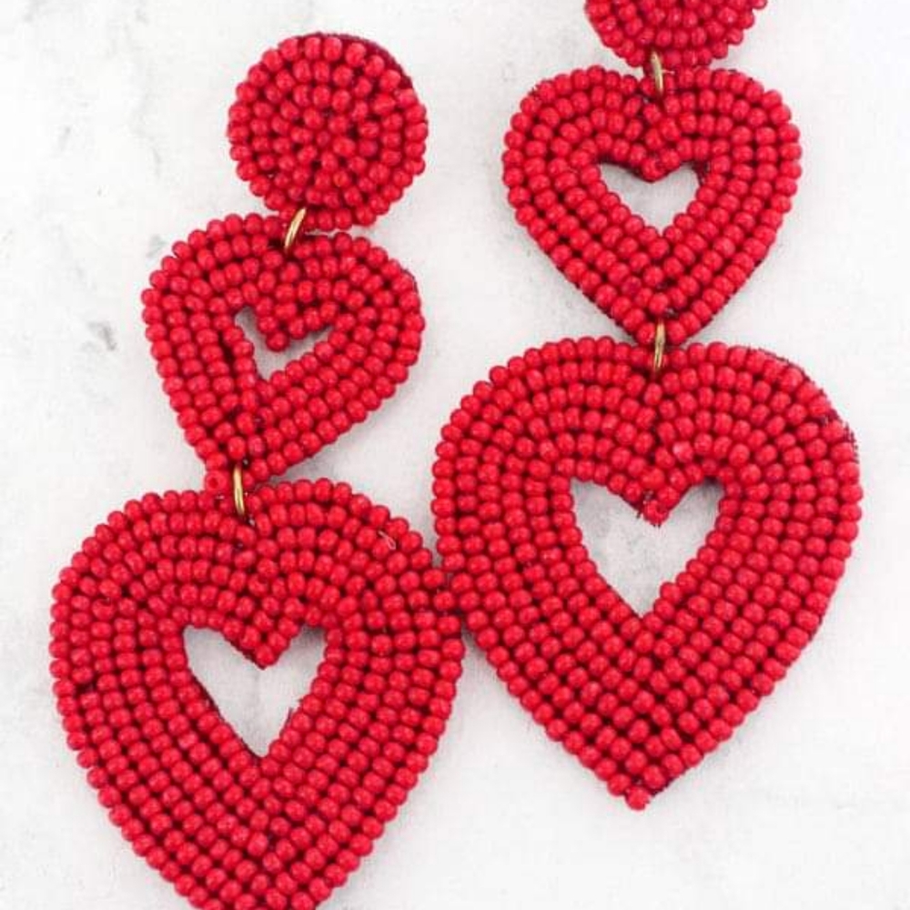 Valentine earrings